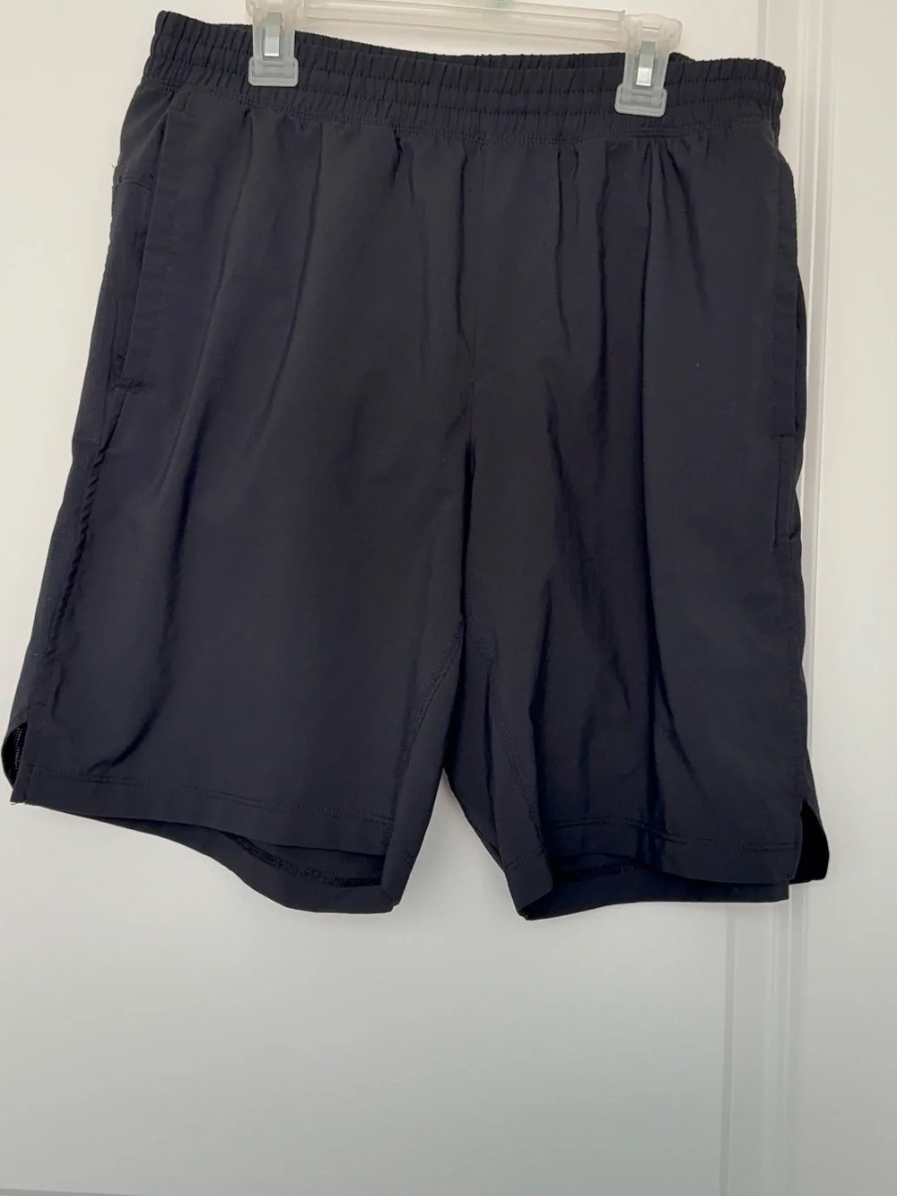 all in motion Black Men's Athletic Shorts with Elastic Waistband
